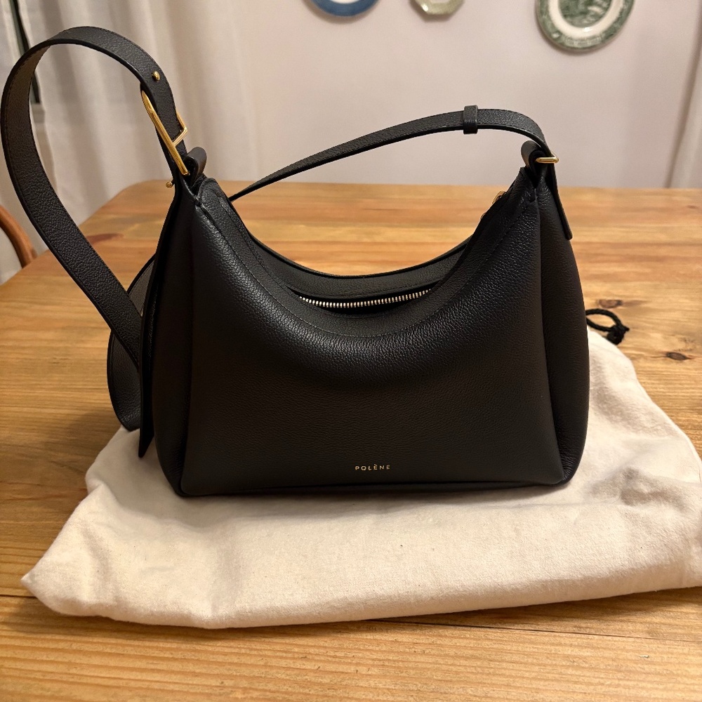 Polene Umi Shoulder Bag Black